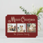 写真入りオリジナルクリスマスカード シーズンカード (スタンド正面)