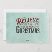 写真入りオリジナルクリスマスカード シーズンカード (裏面)