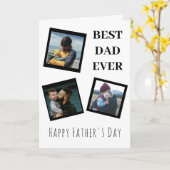 写真入りオリジナル父の日カード カード (黄色い花)