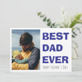 写真入りオリジナル父の日カード シーズンカード (スタンド正面)