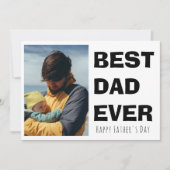 写真入りオリジナル父の日カード シーズンカード (正面)