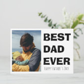 写真入りオリジナル父の日カード シーズンカード (スタンド正面)