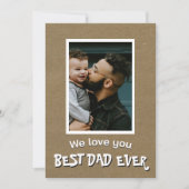 写真入りオリジナル父の日カード シーズンカード (正面)