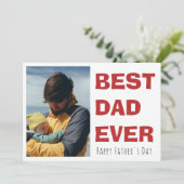 写真入りオリジナル父の日カード シーズンカード (スタンド正面)