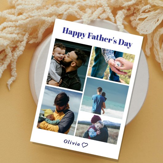 写真入りオリジナル父の日カード シーズンカード