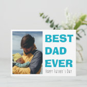 写真入りオリジナル父の日カード シーズンカード (スタンド正面)