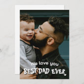 写真入りオリジナル父の日カード シーズンカード (正面/裏面)