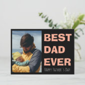 写真入りオリジナル父の日カード シーズンカード (スタンド正面)