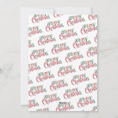 写真入りクリスマスカード(オーダーメイド) シーズンカード (裏面)