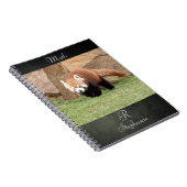 写真入りノート型パンダ動物0436。 ノートブック (右側)