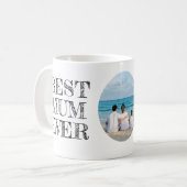 写真入り世界で一番の母さんマグカップ コーヒーマグカップ (正面左)