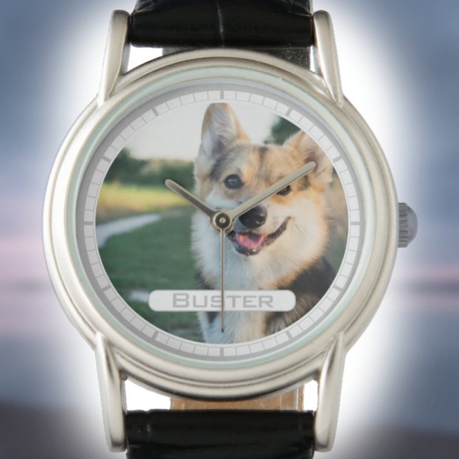 写真入り時計でペットを偲ぶ 腕時計 (クリエイターアップロード済み)