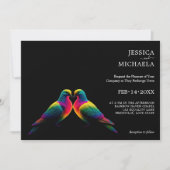 🌈 写真入り「約束の鳩」 招待状 (正面)