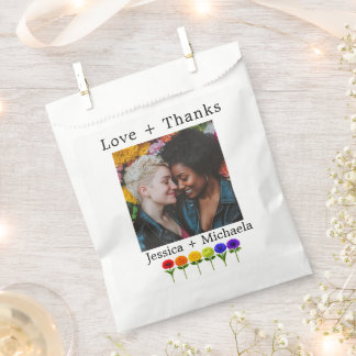 🌈💍 写真入り Flourish Together フェイバーバッグ