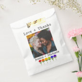 🌈💍 写真入り Flourish Together フェイバーバッグ (封をした状態)