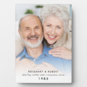 写真共有 コーヒーとクロワッサン 付き合ってからの年数 フォトプラーク (正面)