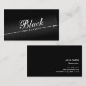 写真写モダン真の黒人写真家 名刺 (正面/裏面)