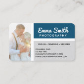 写真写真 – ロゴの追パーソナライズされた加 名刺 (正面)