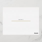 写真初めてのクリスマス 箔シーズンポストカード (裏面)