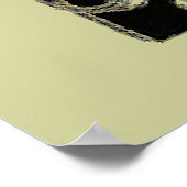 写真動揺して写真レトロカメラ ポスター (角)