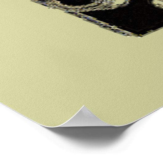 写真動揺して写真レトロカメラ ポスター (角)