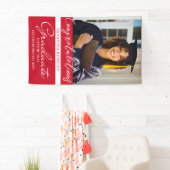 写真卒業おめでとう2023年の卒業クラス赤 横断幕 (インサイチュ)