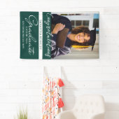 写真卒業おめでとう2023年グラッドグリーンクラス 横断幕 (インサイチュ)