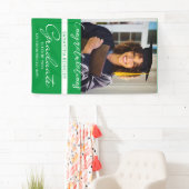 写真卒業おめでとう2023年卒業クラスGreen 横断幕 (インサイチュ)