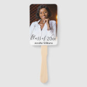 写真卒業エレガント祝い ハンドファン (正面)