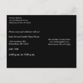 写真卒業クラスから現在の年へ インビテーションポストカード (裏面)