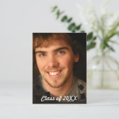 写真卒業クラスから現在の年へ インビテーションポストカード (スタンド正面)