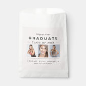 写真卒業コラージュ大学院ライトピンク フェイバーバッグ (正面)