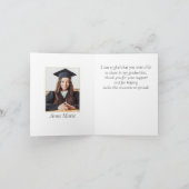 写真卒業サンキューカード カード (内部)