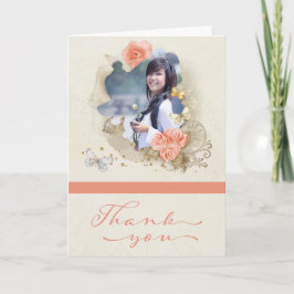 写真卒業サンキューカード サンキューカード