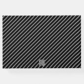 写真卒業スクール白黒ゲストブック ゲストブック (裏面)