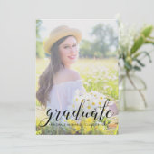 写真卒業パーティー植物学かわいらし院 招待状 (スタンド正面)