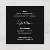 写真卒業パーティー エンクロージャーカード (裏面)