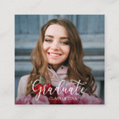 写真卒業パーティー エンクロージャーカード (正面)