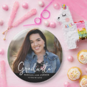 写真卒業パーティー ペーパープレート (パーティー)