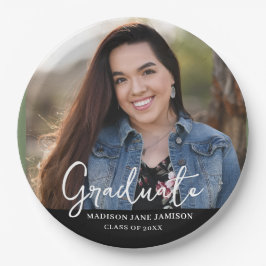 写真卒業パーティー ペーパープレート