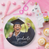 写真卒業パーティー ペーパープレート (パーティー)