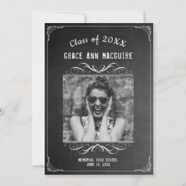 写真卒業パーティー 招待状