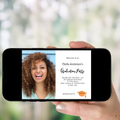 写真卒業パーティー 招待状