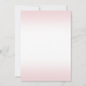 写真卒業発表フェイクバラ金ゴールド 案内状 (裏面)