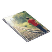 写真卒業高校卒業ブルーモダン ノートブック (右側)