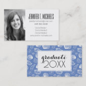 写真卒業|サッシーシェルパターン コーリングカード (正面/裏面)