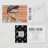 写真卒業|スケッチー帆船型 コーリングカード (正面/裏面)