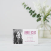 写真卒業|ピンクフラミンゴス コーリングカード (スタンド正面)