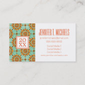 写真卒業|装飾パターン コーリングカード (裏面)