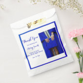 写真卒業、2023クラス青ありがとうFa フェイバーバッグ (封をした状態)